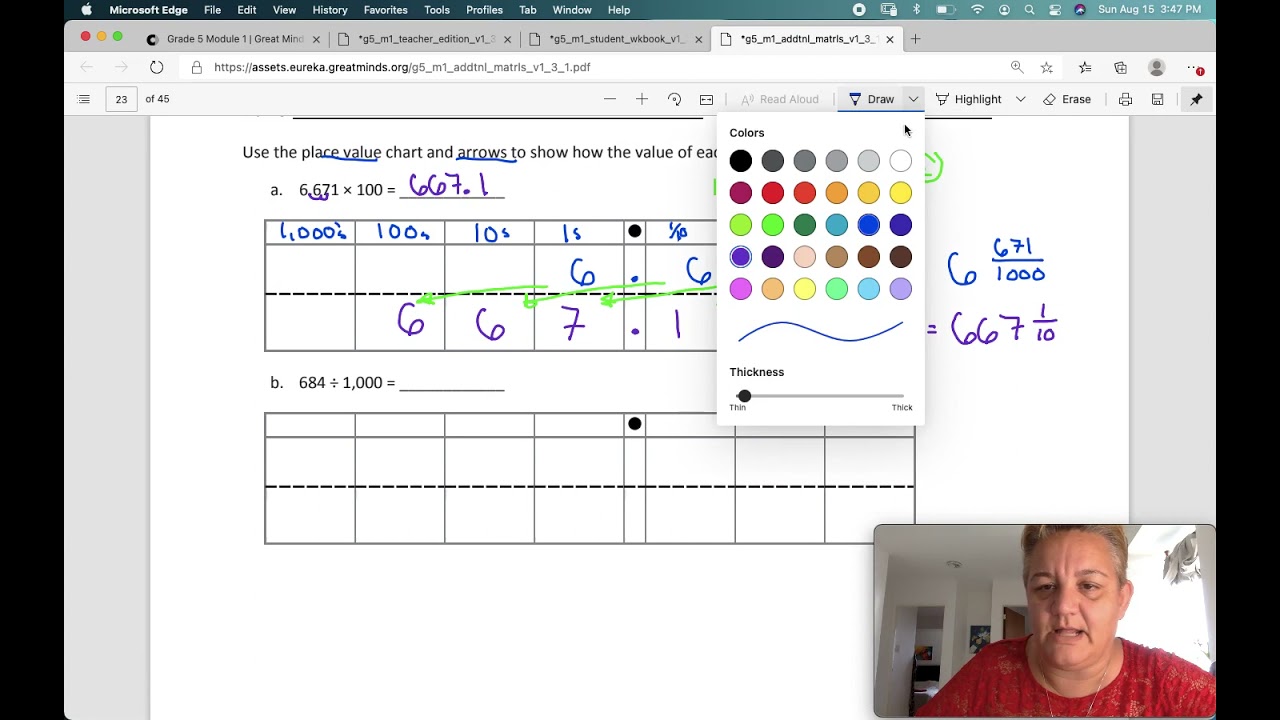 Eureka Math Grade 5 Module 1 Lesson 1 Exit TIcket - YouTube