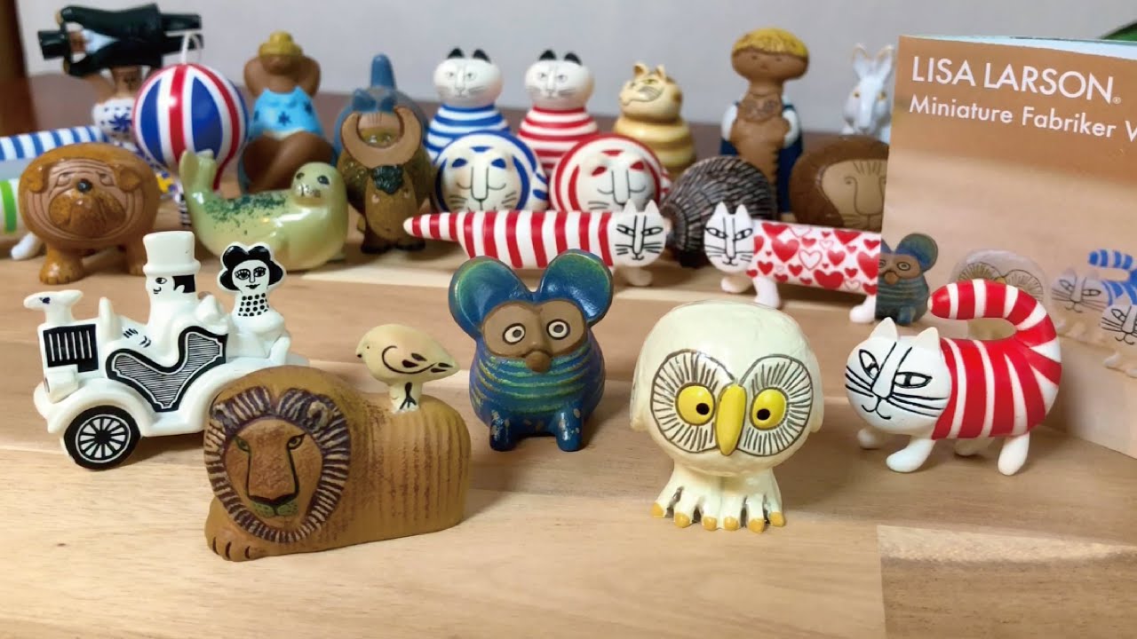 ガチャ「リサラーソン ミニチュアファブリカ Vol.4」開封〔海洋堂