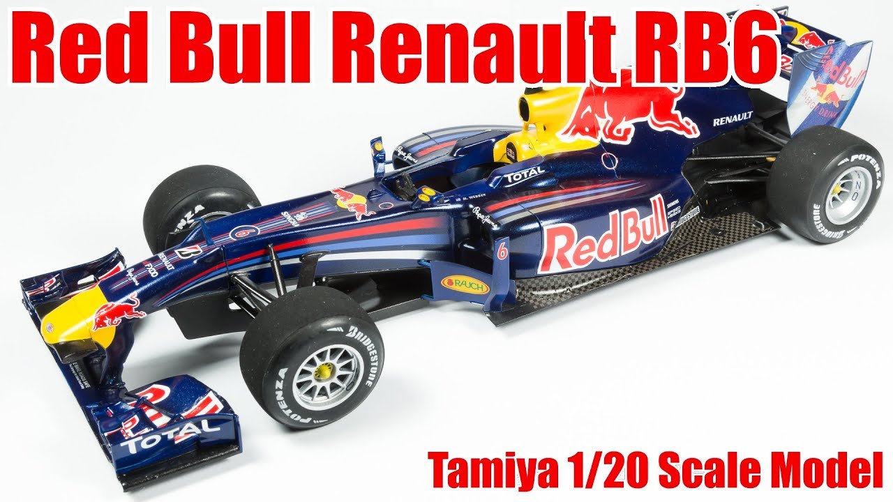 Red Bull Racing Renault RB6 Formula 1 car (Tamiya 1/20 scale model