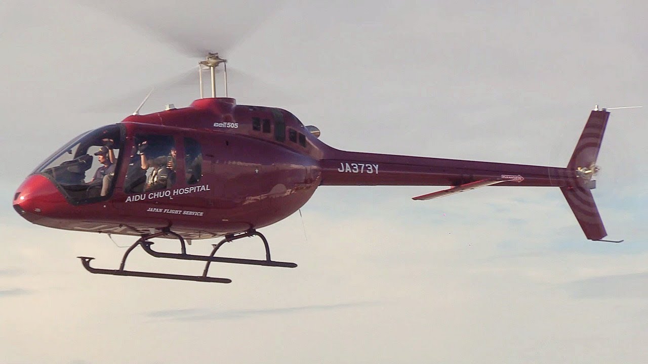 木更津航空祭2025】Bell 505 Jet Ranger X JA373Y Aidu Chuo Hospital