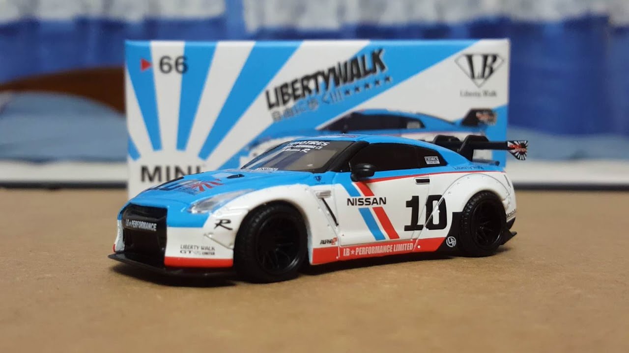 MINI GT 1/64 Diecast - LB WORKS Nissan GT-R (R35) Cosmics Malaysia