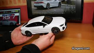 Unboxing 1:18 Audi RS 7 Sportback model by GT Spirit - 4Legend.com