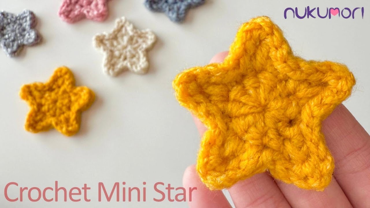 How to Crochet a Mini Star for Absolute Beginners🌟 - YouTube