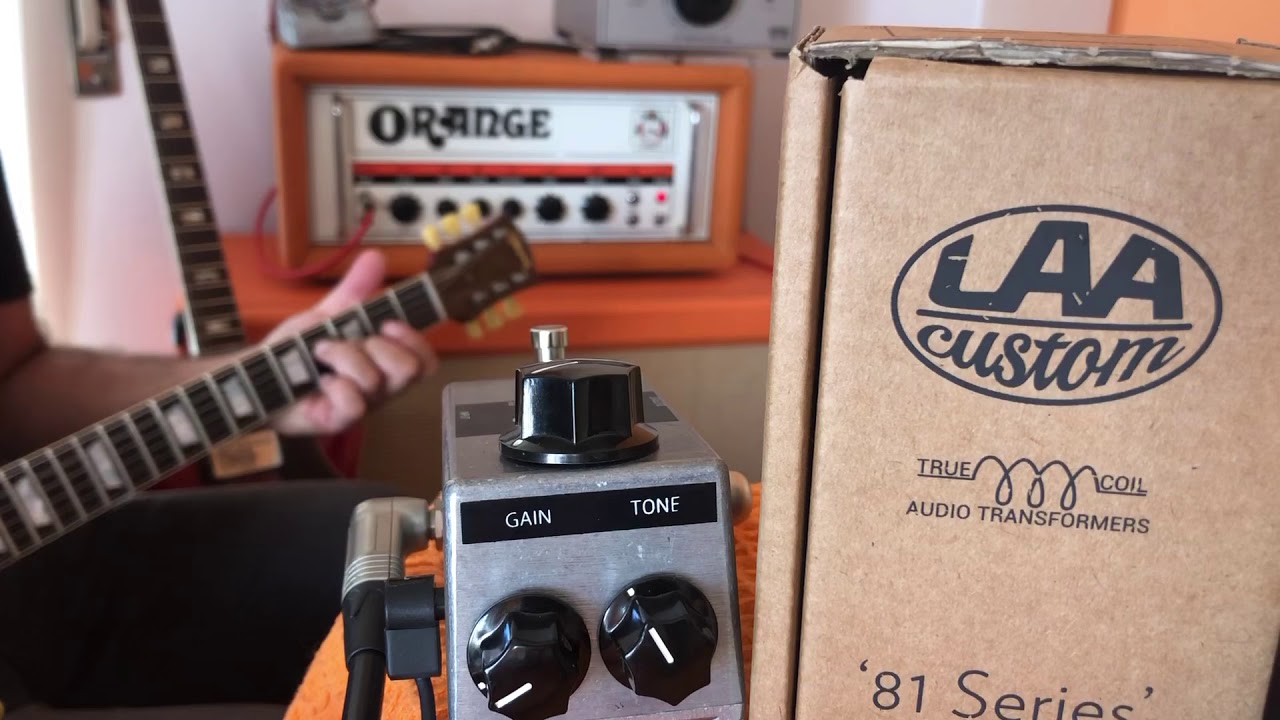 LAA Custom CN81 Overdrive and NV81 Boost - YouTube