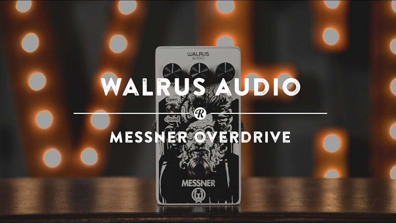 WALRUS AUDIO MESSNER - 透明感溢れるローゲイン・オーバードライブ