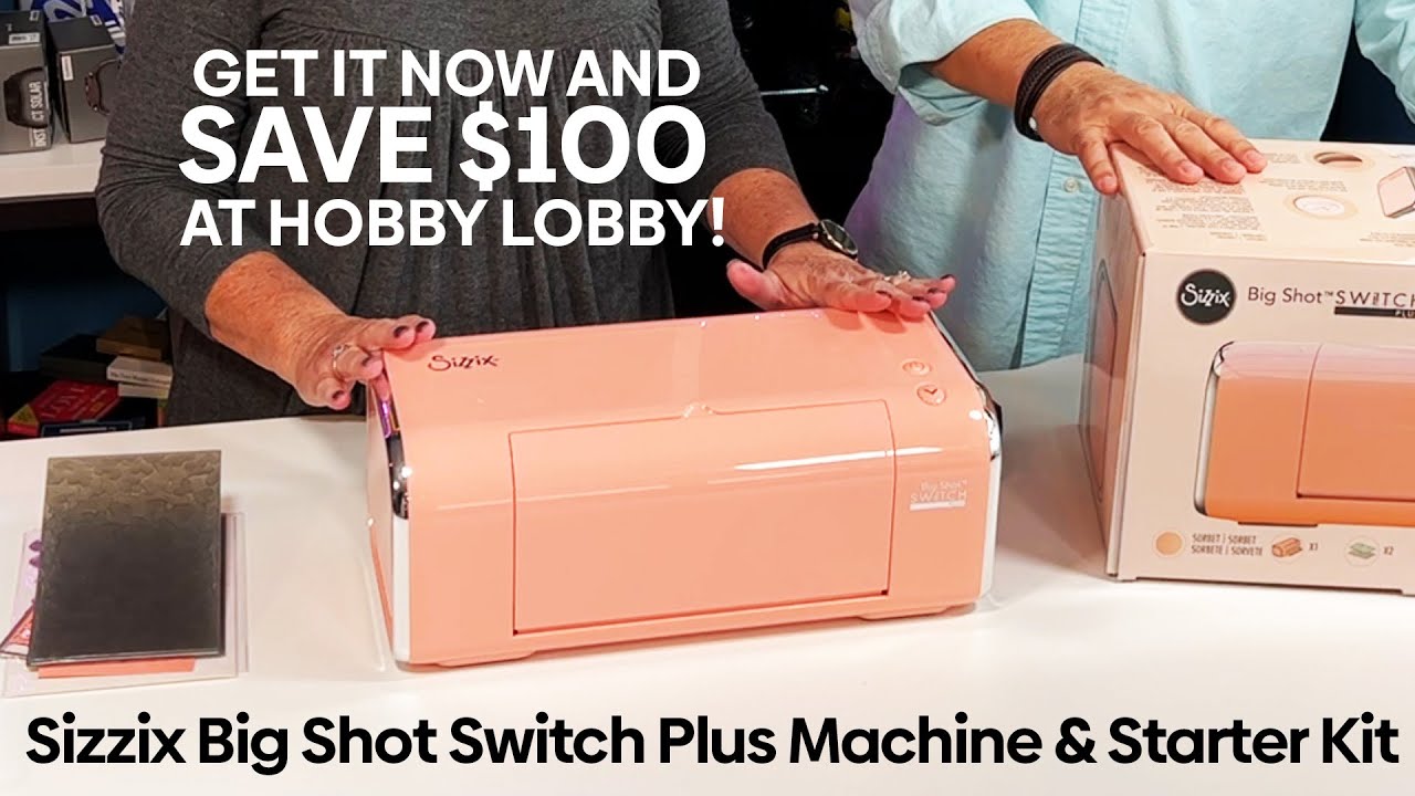 NEW Sizzix Big Shot Switch Plus Machine and Starter Kit - YouTube