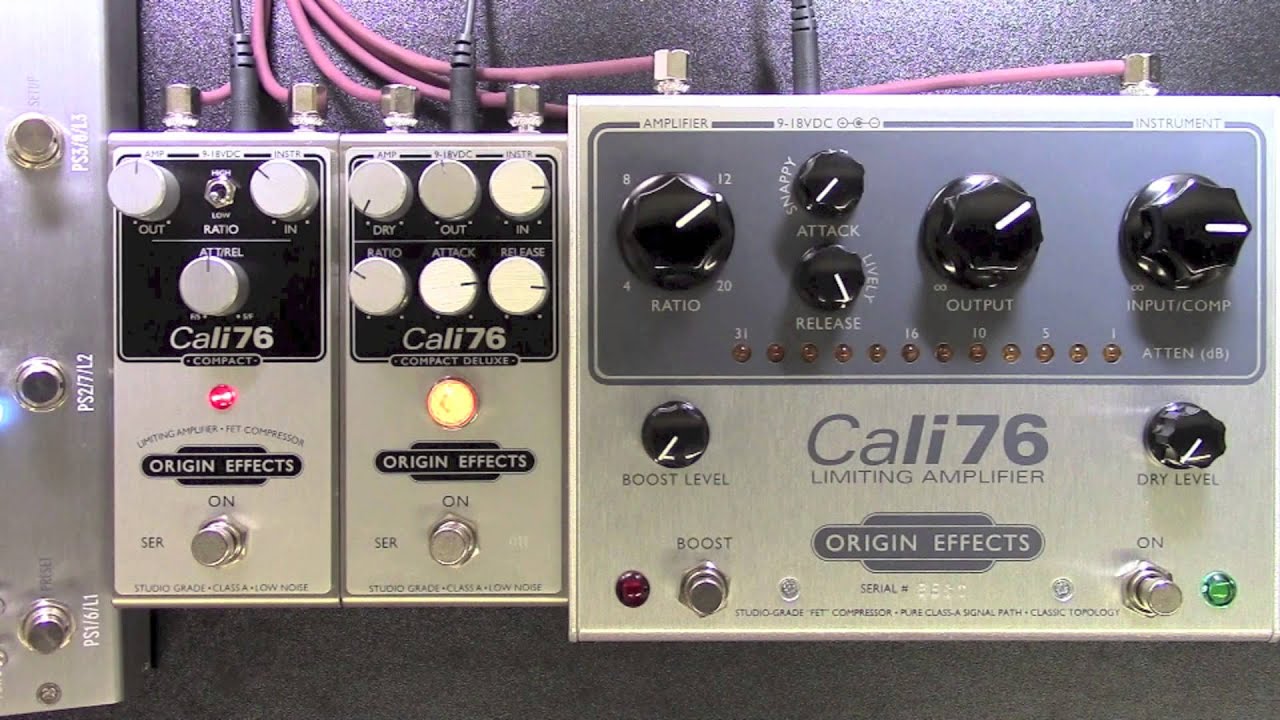 Origin Effects Cali76-C Compact & Cali76-CD Compact Deluxe Review