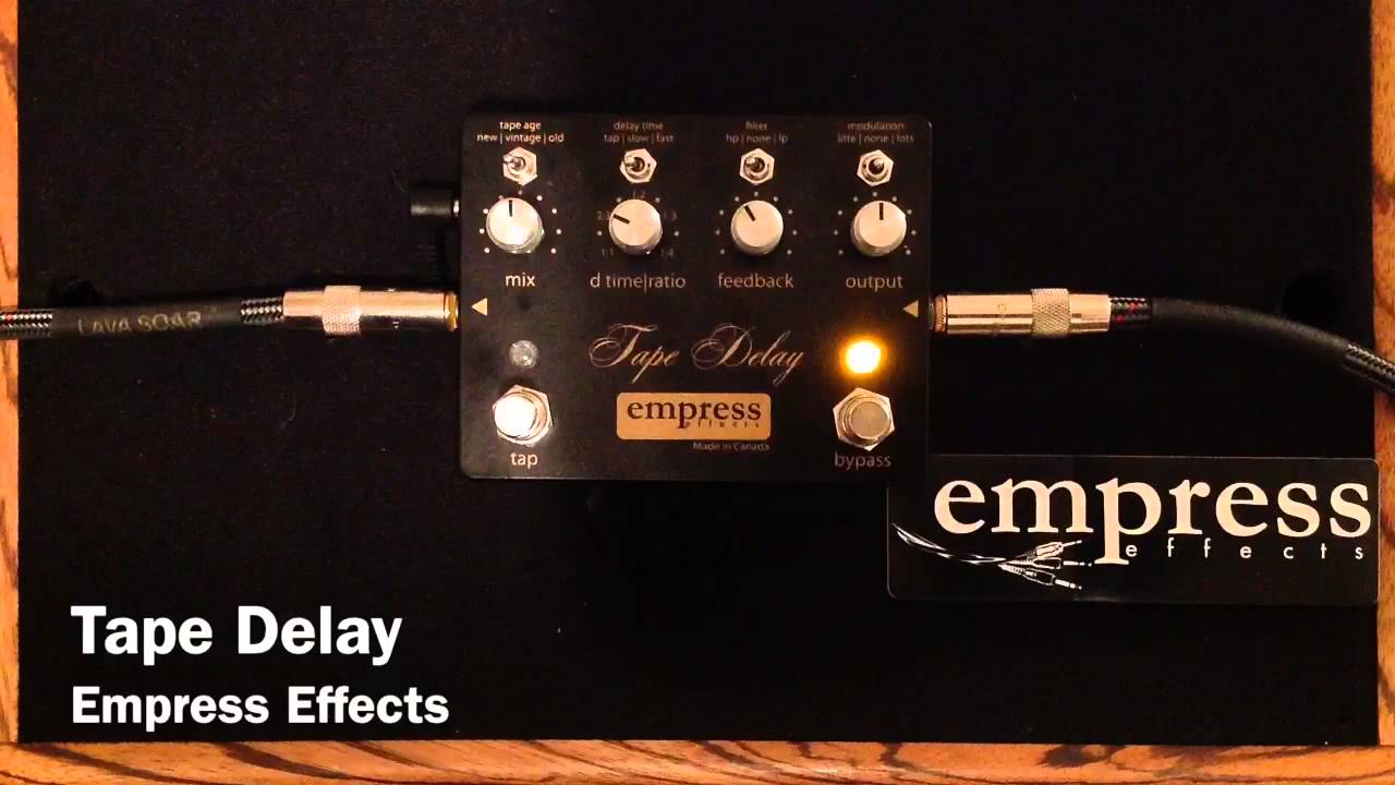 Empress Tape Delay - Empress Effects - YouTube