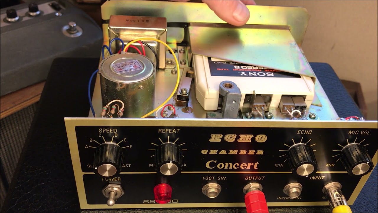 Japanese tape echo / delay machine series Part 1- Kastam and Rexer