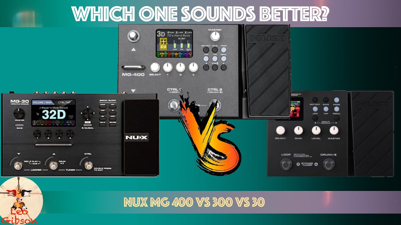 価格差10倍！どちらが良い音？最新小型マルチエフェクターNUX MG-400の