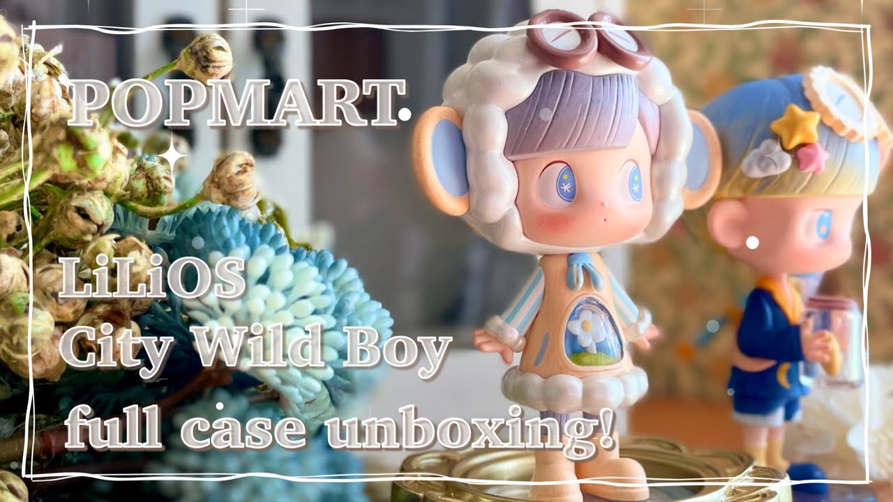POPMART LiLiOS City Wild Boy series full case unboxing! - YouTube