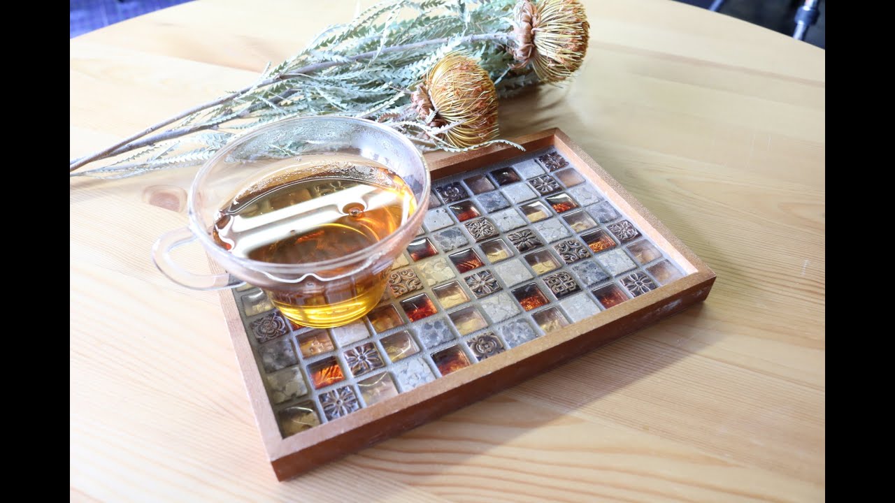 DIY】初心者でも簡単！モザイクタイルトレイ/Mosaic Tile Craft