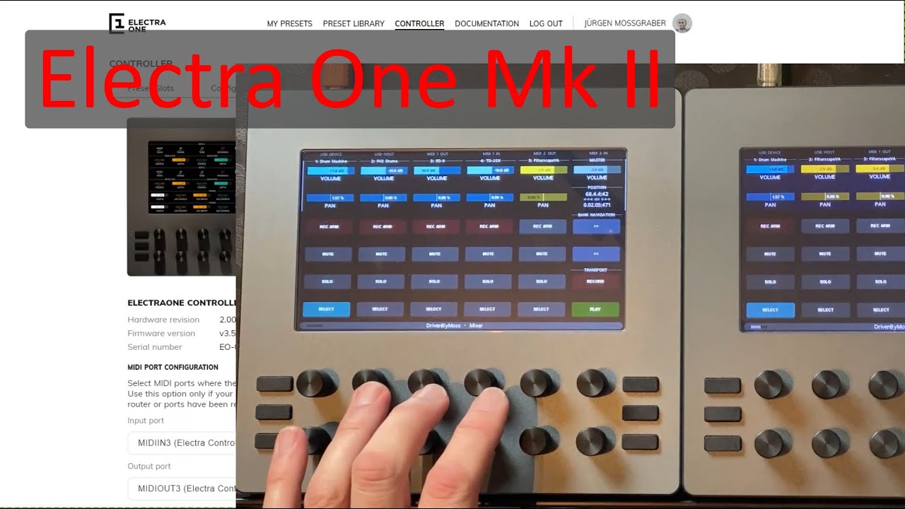 SUPERBOOTH 2024: Electra One - Programmable MIDI Controller - YouTube