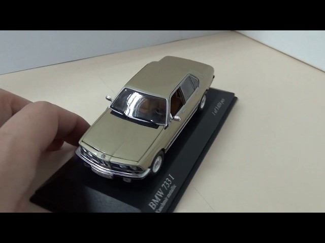 BMW 7-series E23 (1977) Minichamps gold metallic 733i [1:43 scale