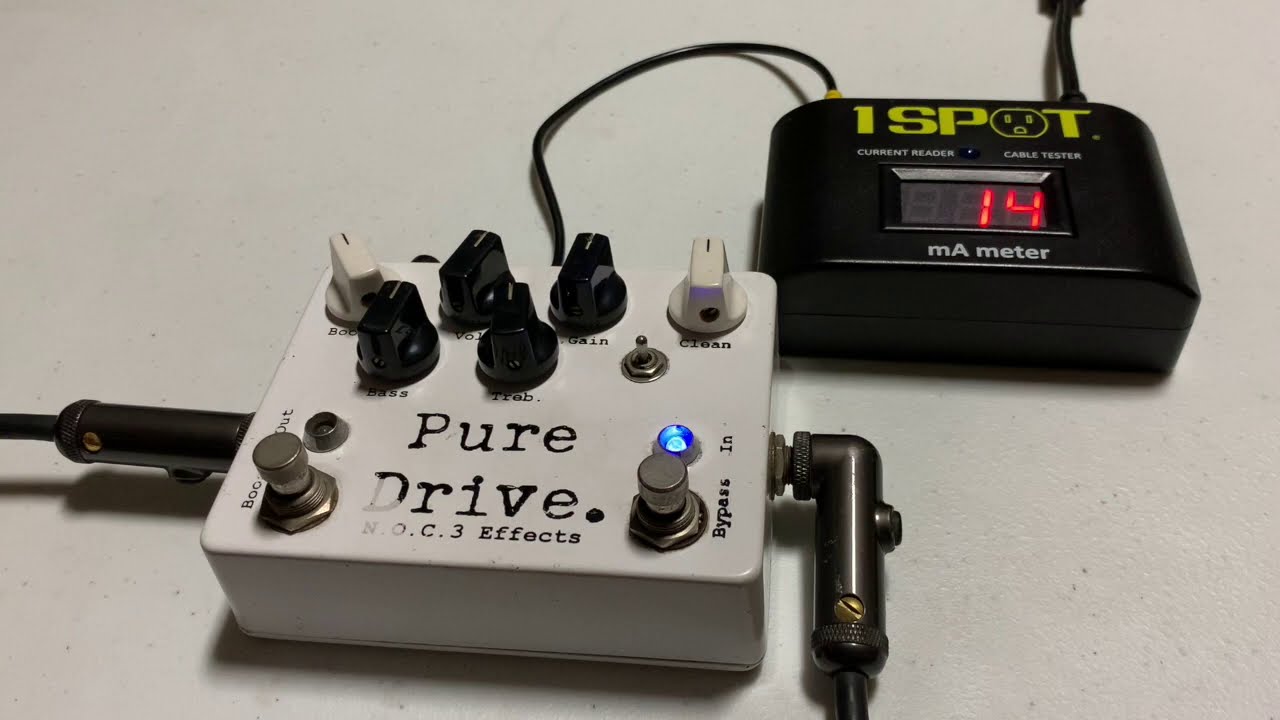 NOC3 Effects Pure Drive overdrive (w/ Les Paul) - YouTube