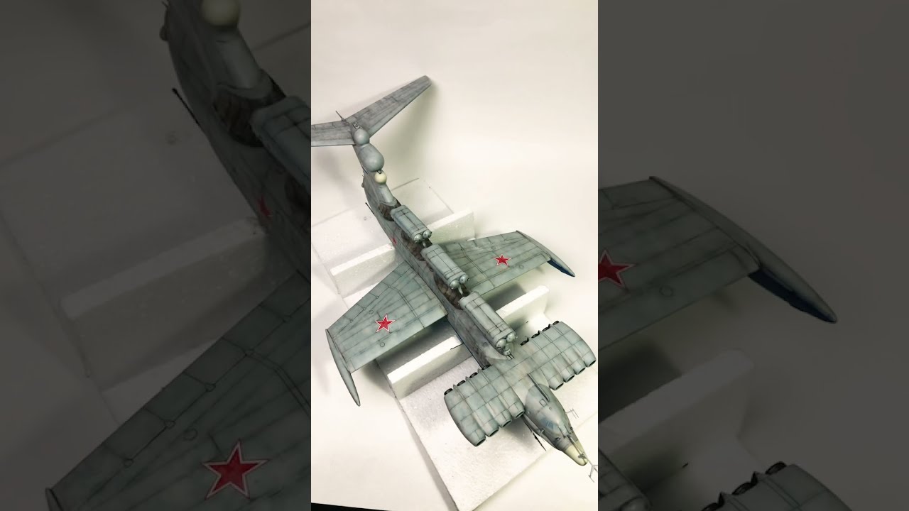 エクラノプラン製作中2 Building a Ekranoplan 1/144 model kit - YouTube