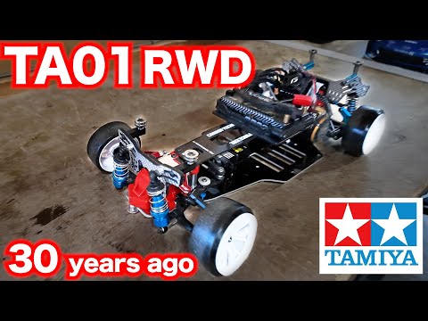 Incredible TAMIYA TA01 RWD from 30 years ago performs great - YouTube