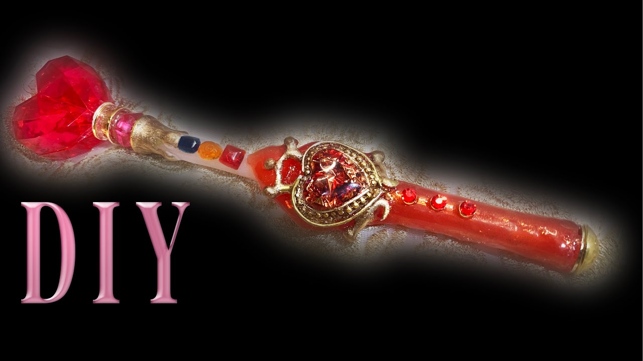 レジン】シュガシュガルーン・ショコラのルーンハートスティック作り方