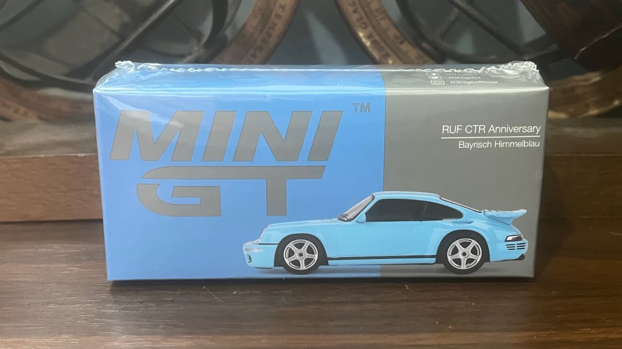Sky Blue: Unboxing a Ruf CTR Anniversary by Mini GT - YouTube