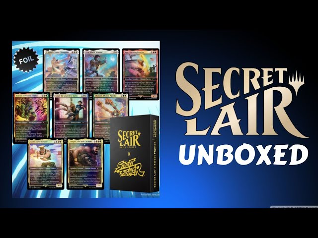 Unboxed | Magic the Gathering Secret Lair x Street Fighter foil