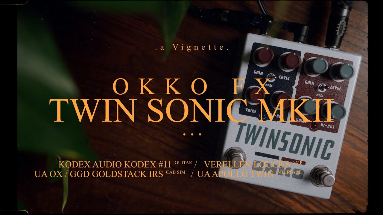 One of my favorite Low to Mid Gain Drives - Okko Twin Sonic MKII