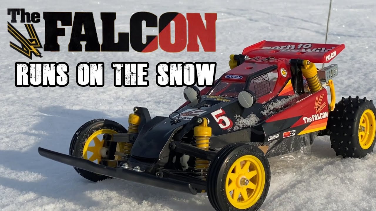 RC CAR RUNS ON THE SNOW！タミヤ・ファルコン・京商ロッキーが雪上で