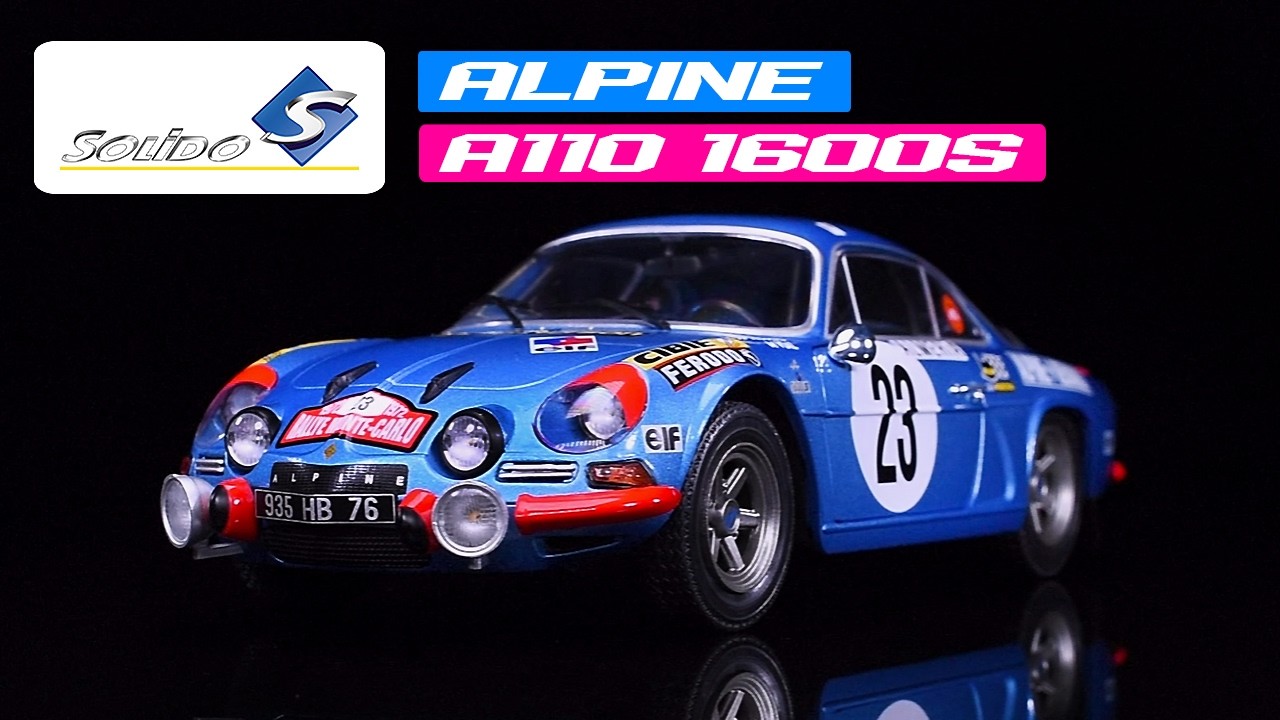 Alpine A110 1600S #23 Jean-Pierre Nicolas - Michel Vial 