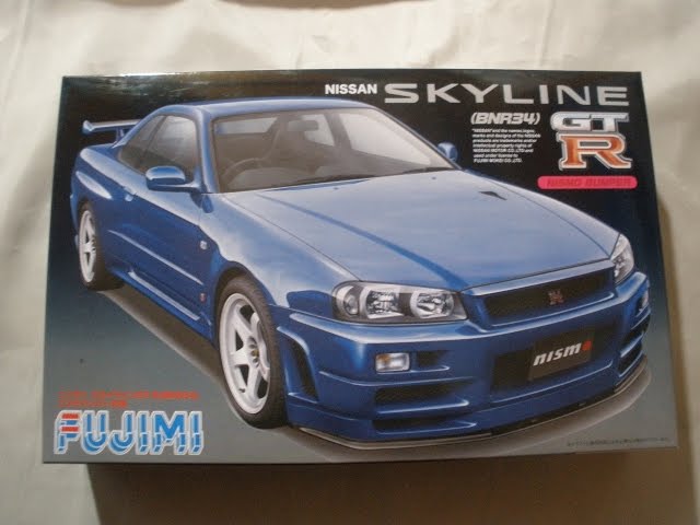 プラモ屋店長がお送りするキットレビュー フジミ 1/24 BNR34