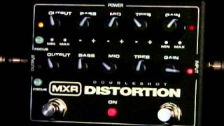 Doubleshot Distorsion MXR M-151 Demo - YouTube
