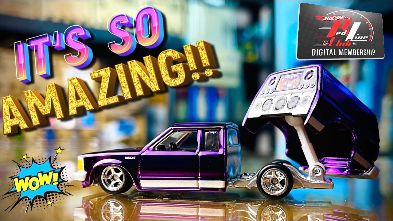 CHECKOUT THE NEW HOT WHEELS RLC 1986 NISSAN 720 KING CAB LOWRIDER