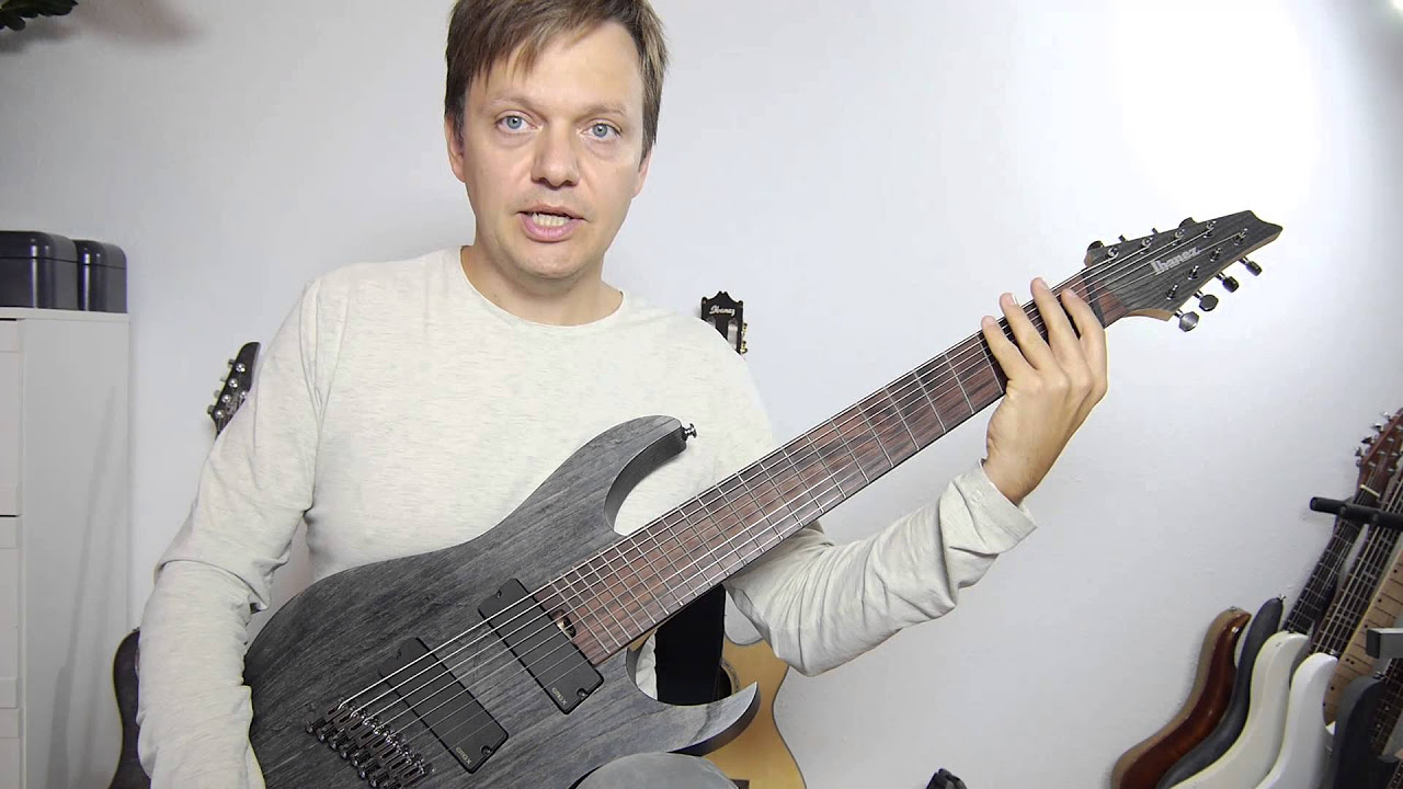 Ibanez Fanned Fret 8-String RGIF8 video review english - YouTube