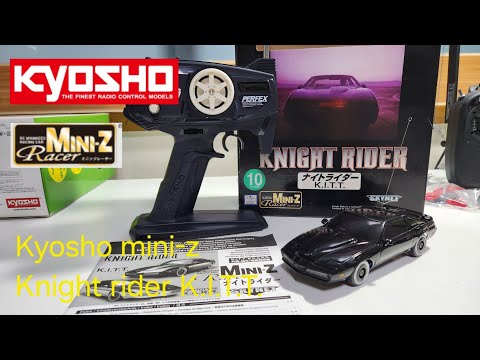 Knight rider K.i.t.t. kitt (kyosho mini-z) readyset - YouTube