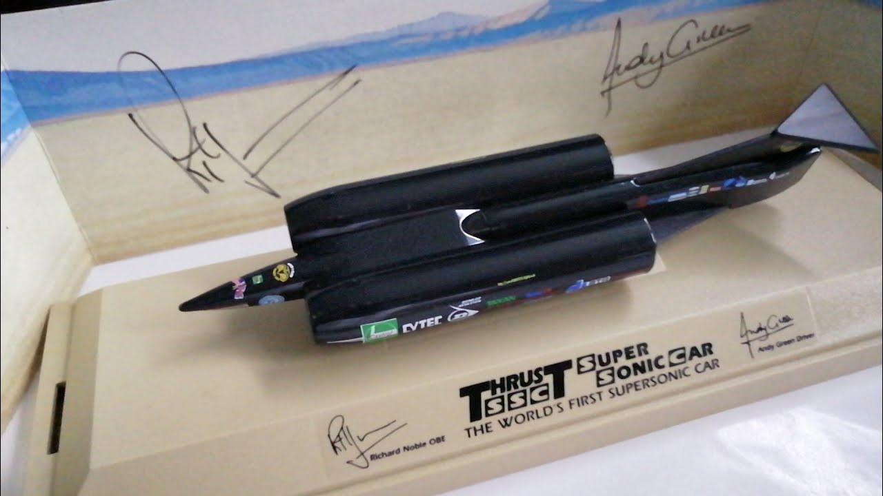 Lledo Thrust SSC Model Car Review - YouTube