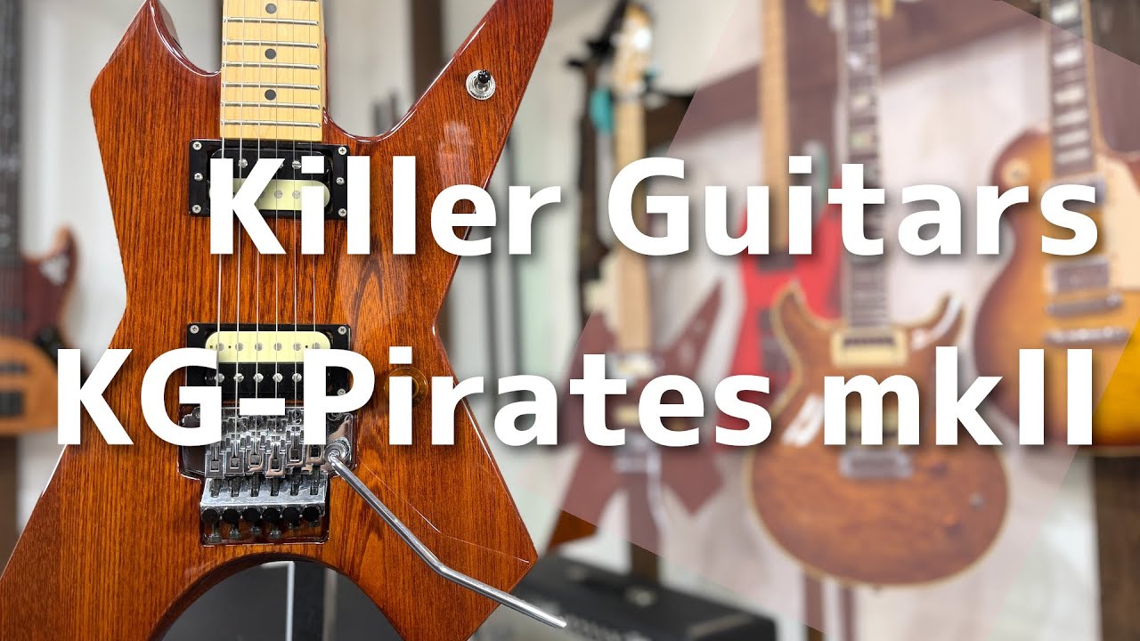 エレキギター紹介】Killer Guitars KG-Pirates mkII - YouTube