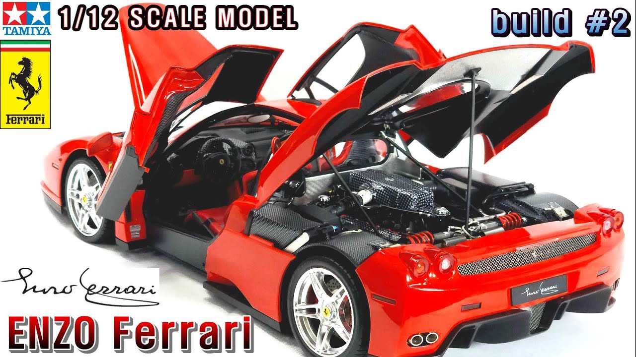 TAMIYA] 1/12 SCALE MODEL ENZO Ferrari #2 - YouTube