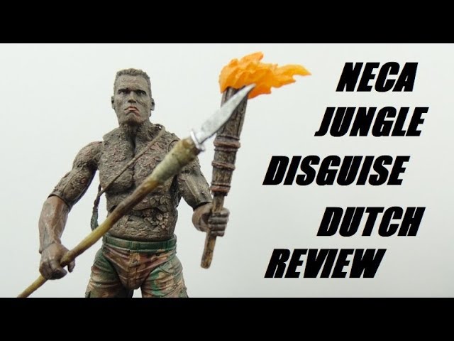 NECA Predator Jungle Disguise Dutch 30th Anniv figure review - YouTube