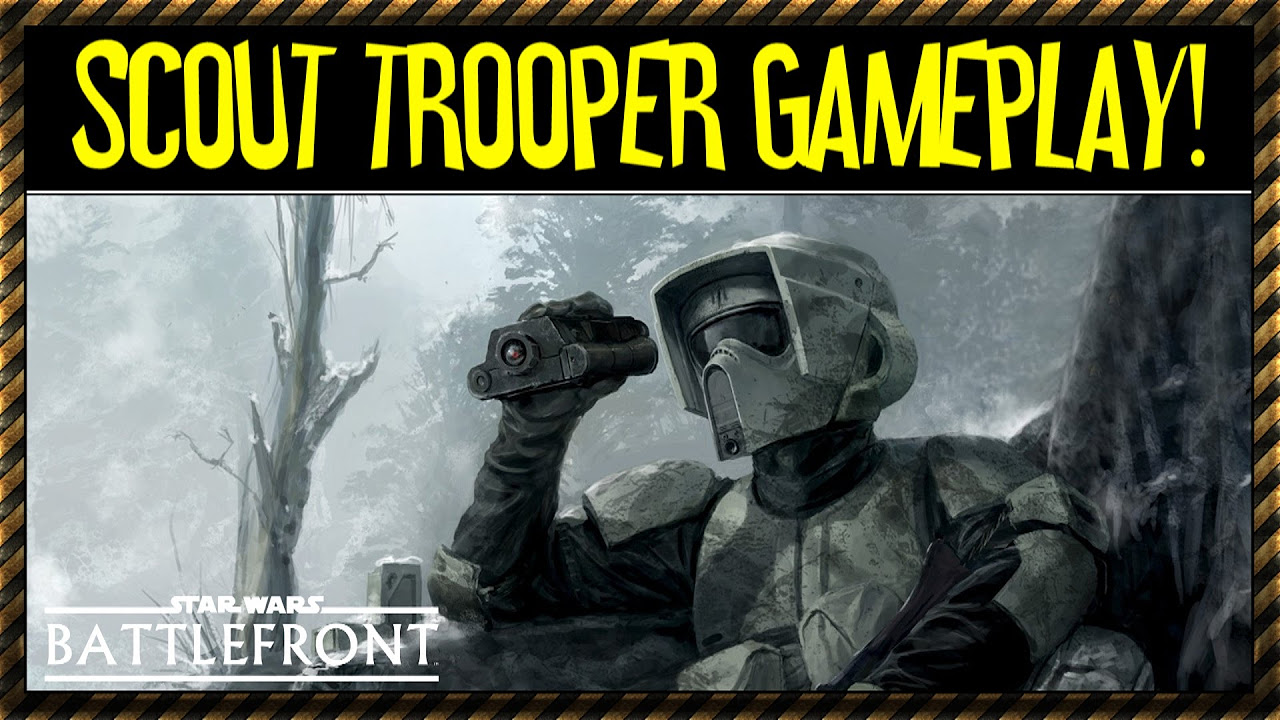 Scout Trooper Gameplay (Star Wars Battlefront) Character Spotlight