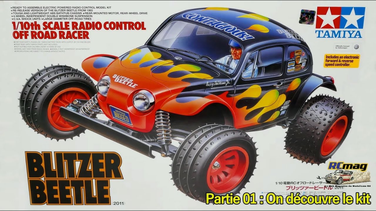 Discovery of the Auto RC 1/10 Tamiya Blitzer Beetle buggy kit