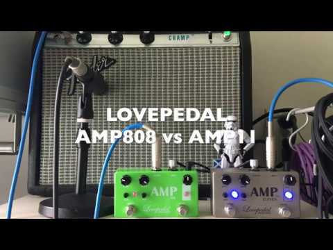 Lovepedal AMP808 vs AMP11 comparison - YouTube