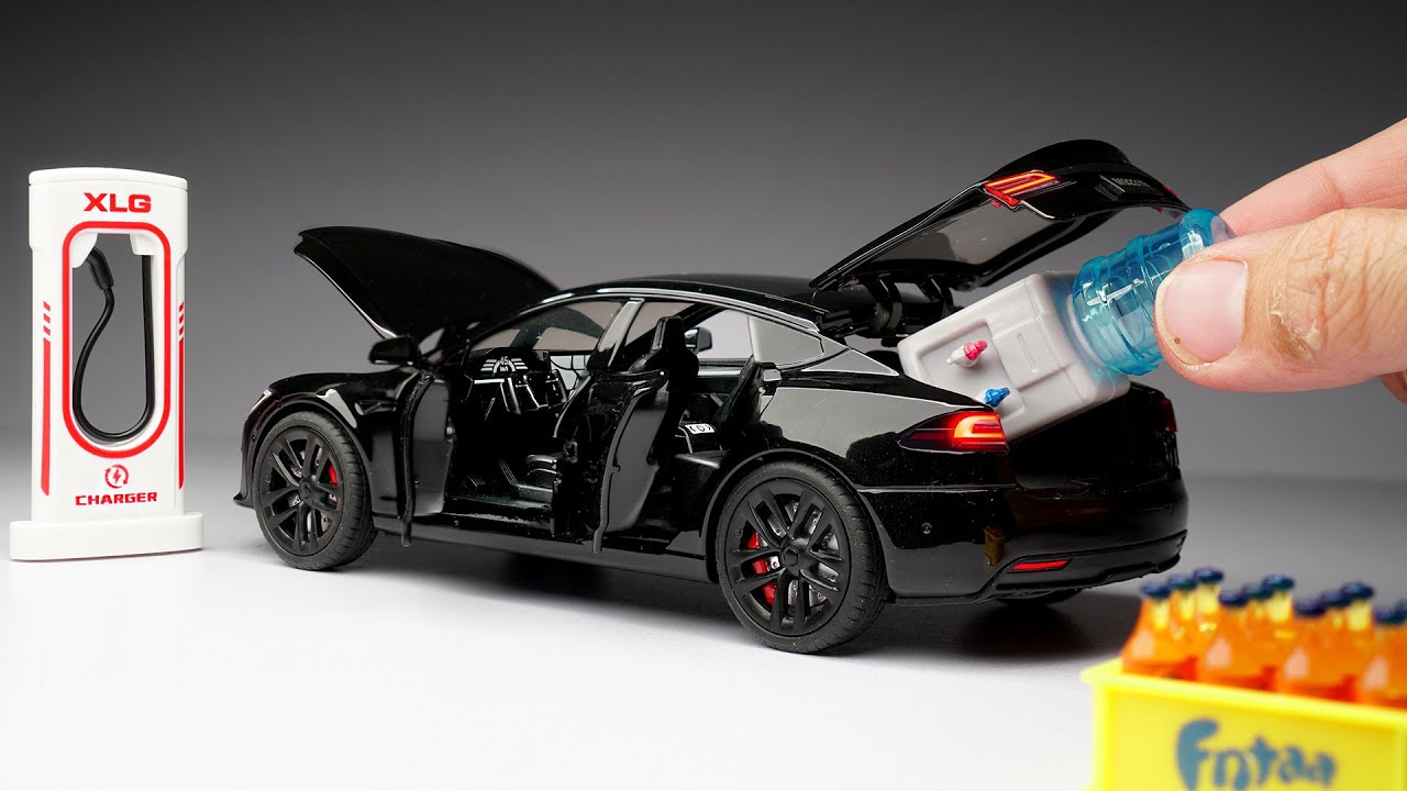 Unboxing of Tesla Model S Plaid 💖 - Diecast Model Car - YouTube