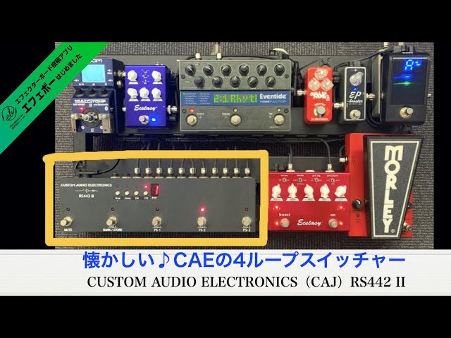懐かしい！渋い！CAEの「RS442 II」制御のスイッチャーボード