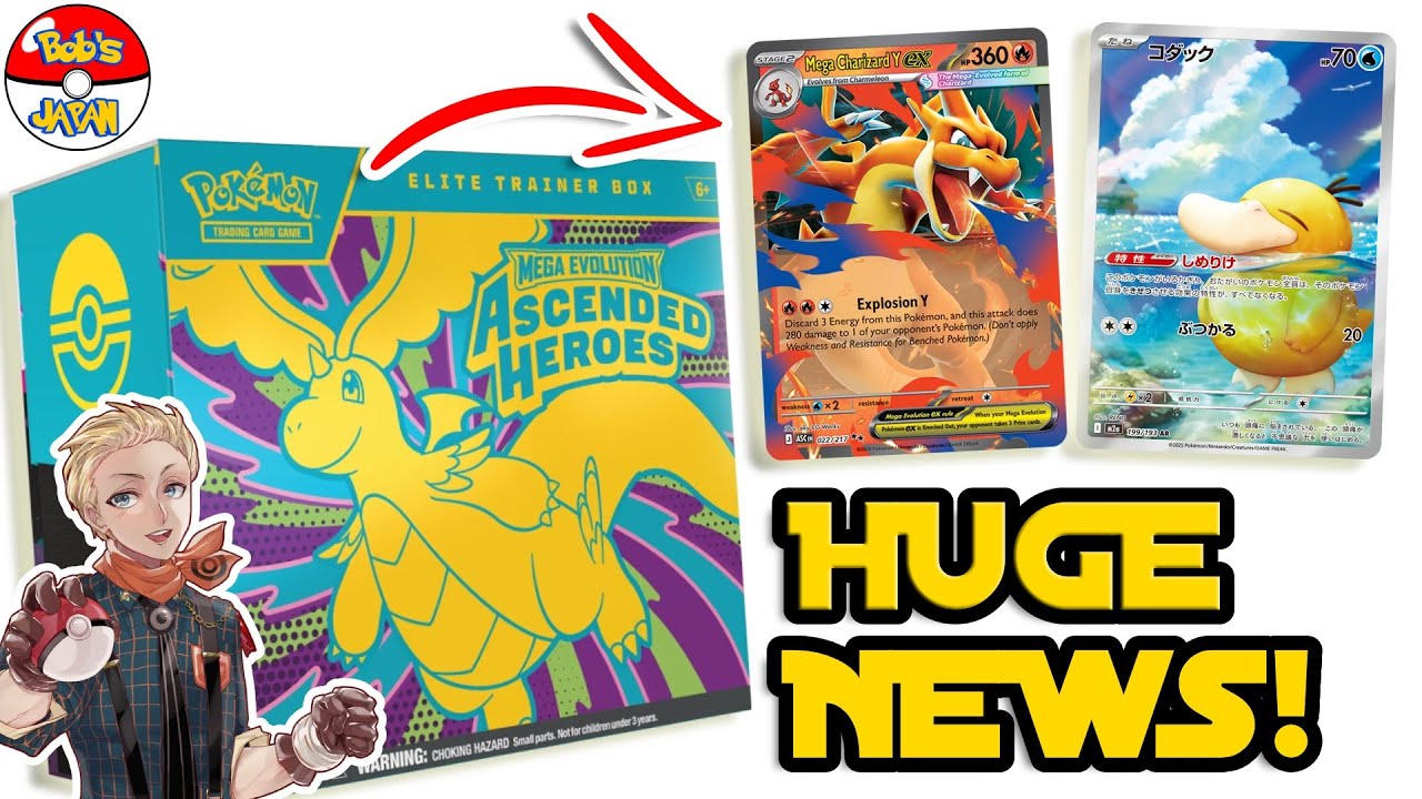 Ascended Heroes Pokemon Cards, MEGA Dream EX Updates, New JP