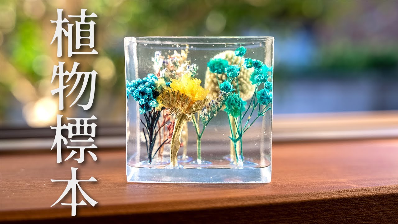 Dried flowers in Epoxy resin｜resin art DIY - YouTube