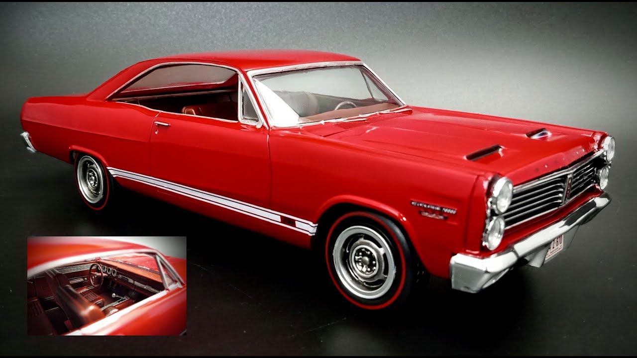 1967 Mercury Comet Cyclone GT 390 1/25 Scale Model Kit Build How