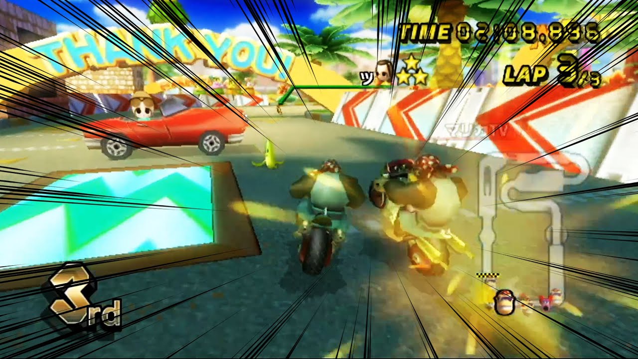 It all ended with a vicious tackle. #29 [Mario Kart Wii] - YouTube