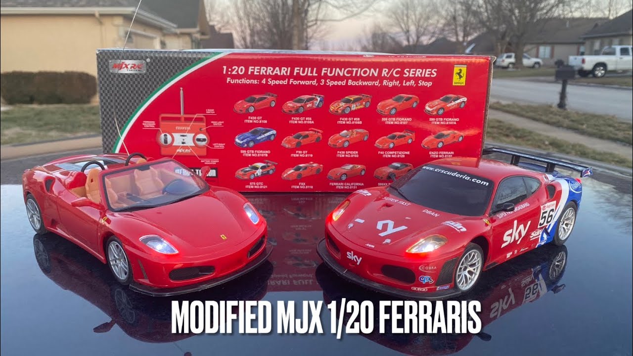 Modified MJX 1/20 Ferrari F430s - YouTube