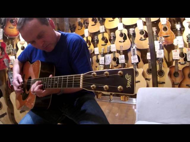 Japanese Acoustic Guitars S Yairi at Ishibashi Music - YouTube