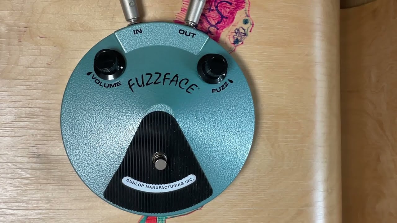Dunlop Jimi Hendrix Fuzz Face | BC108 Silicon tr | with Strat into