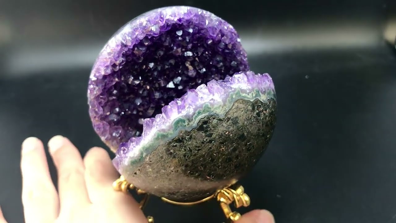 一点物】置物 笑口アメジストジオード 約561g ウルグアイ産 紫