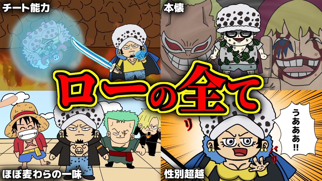 トラファルガー・ローの“全て”をお前たちに教える！！【 ワンピース
